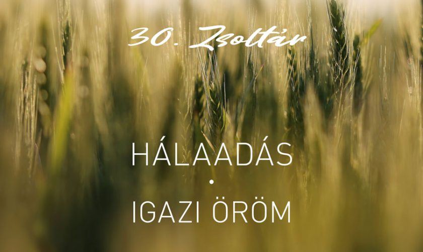 Zsoltárok 30. – Kübler János