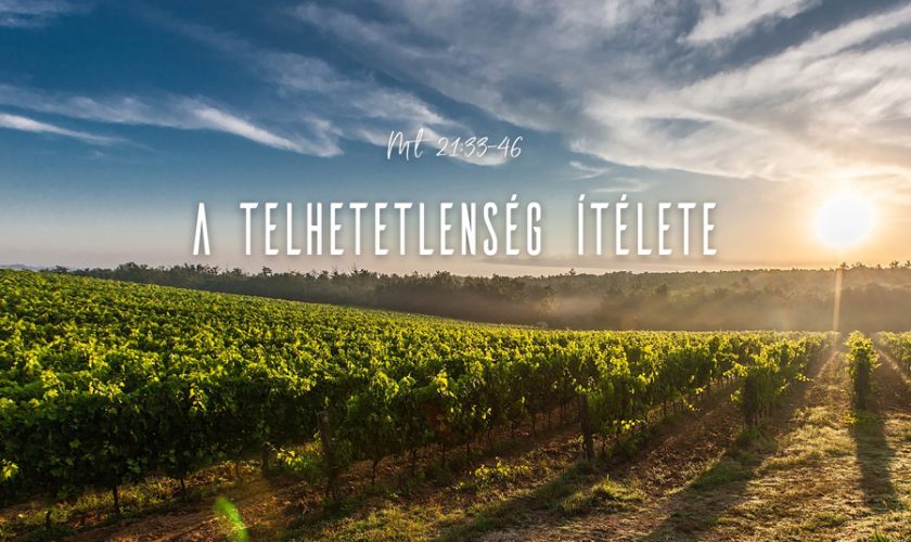 Kübler János – Máté 21:33-46