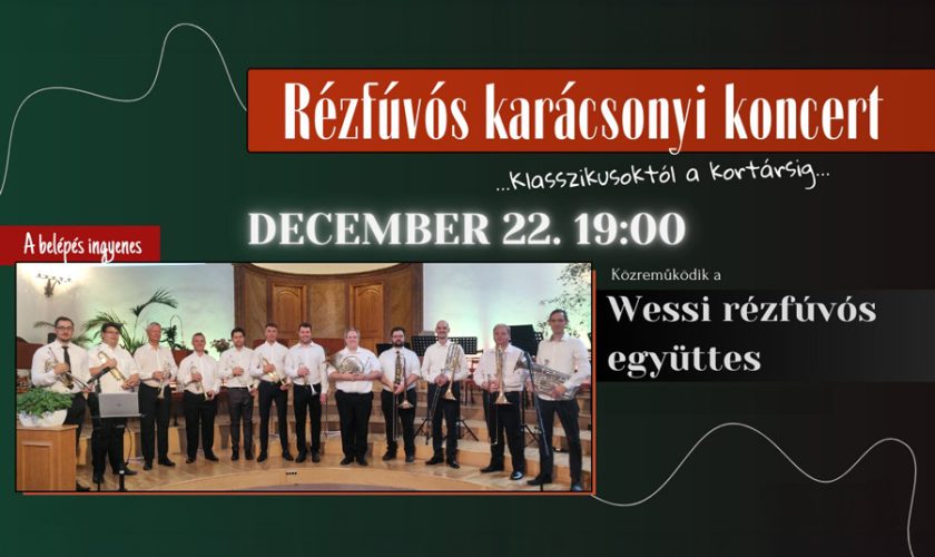 2024. 12. 22. – Karácsonyi rézfúvós koncert